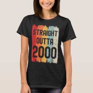 Camiseta Sai direto de 2000 Piada Nascimento Retrô Incrível