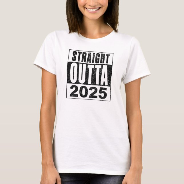 Camiseta Sai direto de 2025 (Frente)