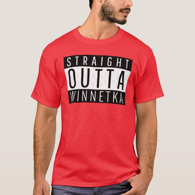 Camiseta Sai direto de Winnetka Illinois Oversized (Frente)