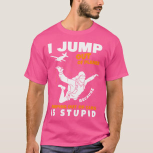 Camiseta Saí Dos Aviões, Paraquedismo De Skydiver.