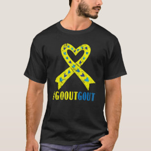 Camiseta Sai Guerreiro da Gota Podagra Conscientização da D