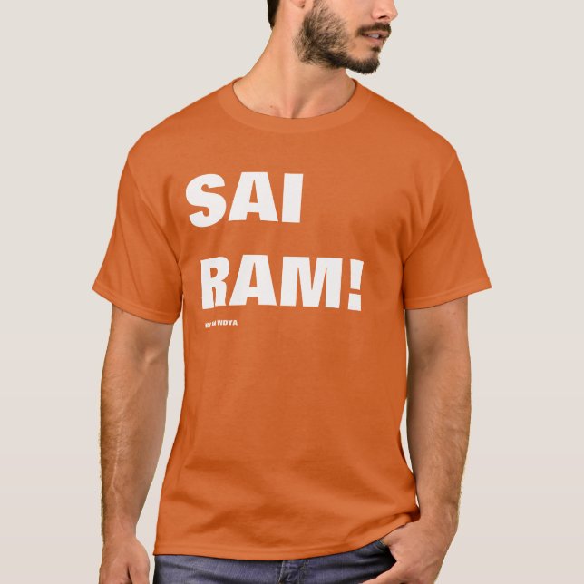 Camiseta SAI RAM! By ATMA VIDYA (Frente)