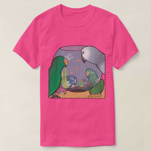 Camiseta Saia Clássica de Bando e Peixe (Frente do Design)