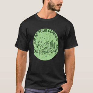 Camiseta Saia Da Sua Zona De Conforto Acampamento