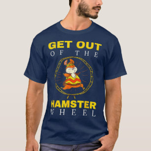 Camiseta Saia Do Escritório De Negócios Da Roda De Hamste