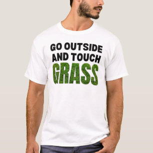 Camiseta SAIA DO TOQUE GRAU Humor Engraçado