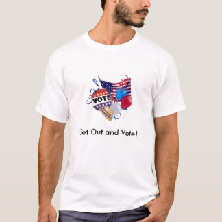 Camiseta Saia e vote!