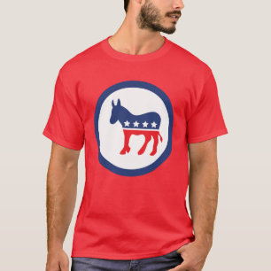Camiseta Saia e vote   Partido Democrático Donkey