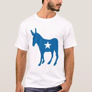 Camiseta Saia e vote   Partido Democrático Donkey
