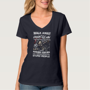 Camiseta Saia, Eu Sou Um Velho Engraçado, Eu Amo Cães Mais
