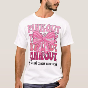 Camiseta Saia Rosa pelo Mês de Conscientização do Câncer de