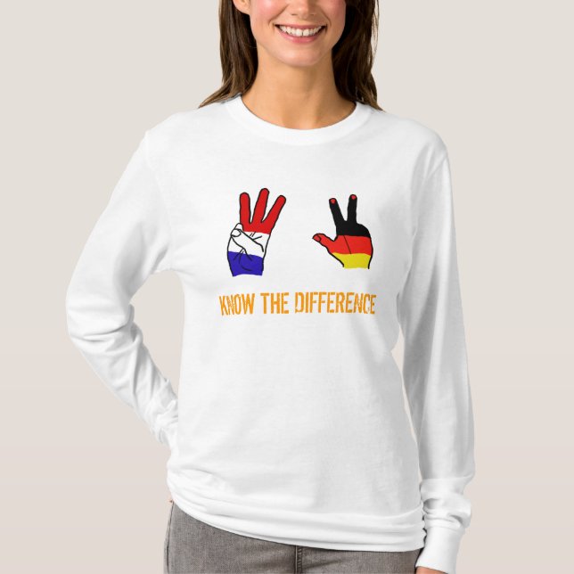 CAMISETA SAIBA A DIFERENÇA (Frente)