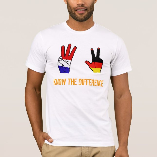 CAMISETA SAIBA A DIFERENÇA (Frente)