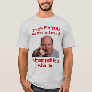 Camiseta Saiba-o todo o t-shirt cómico