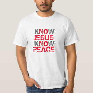 Camiseta Saiba que o deus sabe a paz