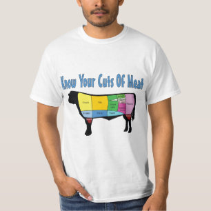 Camiseta Saiba seus cortes de carne
