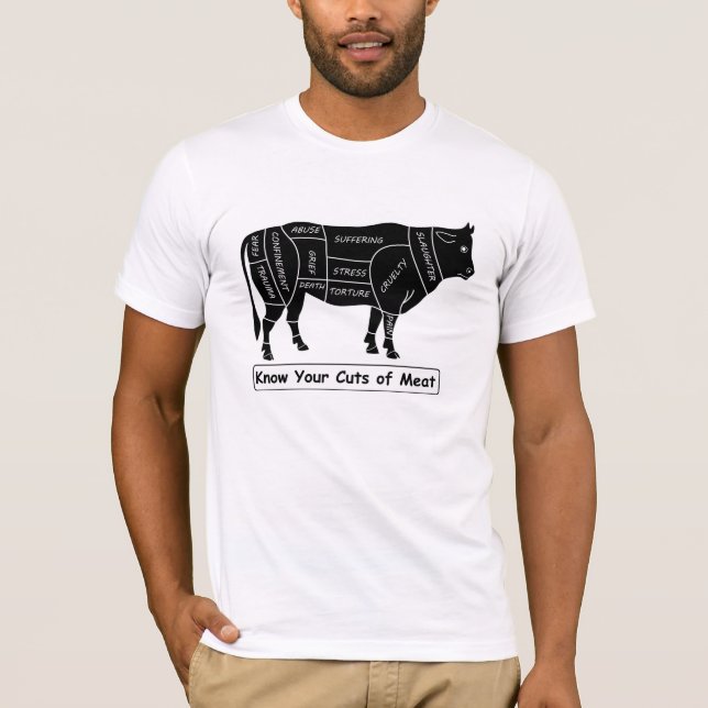 Camiseta Saiba seus cortes de carne (Frente)