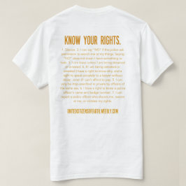 Camiseta Saiba seus direitos