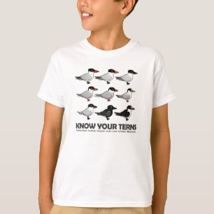 Camiseta Saiba suas andorinhas-do-mar