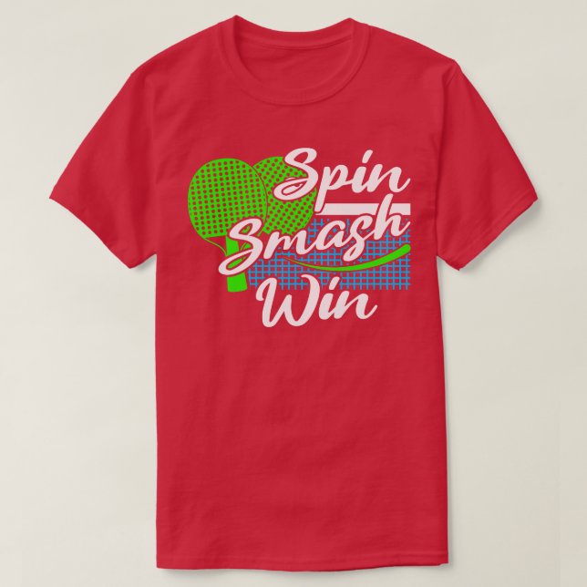 Camiseta Saída 2 do clube do Tênis mesa (Frente do Design)