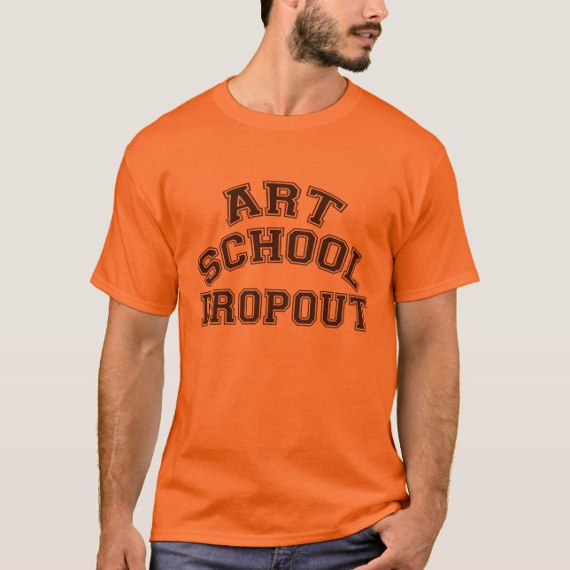 Camiseta Saída da escola de arte (Frente)