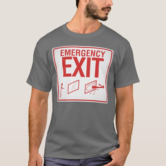 Camiseta Saída de emergência (Frente)