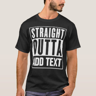 Camiseta Saída de hetero - Adicione seu próprio texto aqui