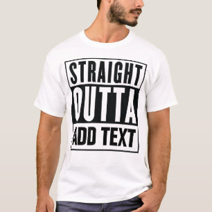 Camiseta Saída de hetero - Adicione seu próprio texto aqui