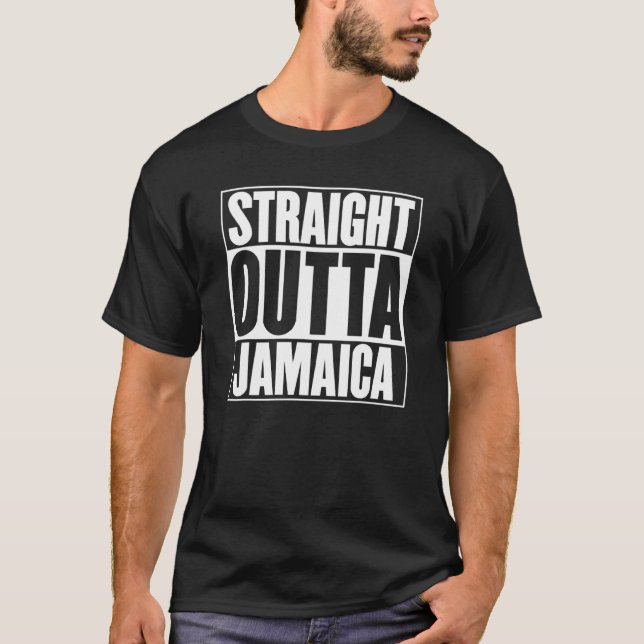 Camiseta Saída de hetero do Slogan da Jamaica Outfi Diverti (Frente)