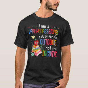 Camiseta Saída de Receita de Educação Especial Paraprofissi