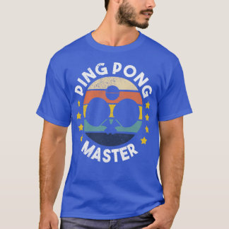 Camiseta Saída do Clube Pong Ping mesa da Tênis 9