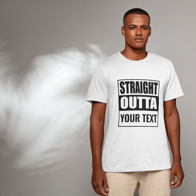 Camiseta SAÍDA do HETERO personalizado - adicione seu texto (Criador carregado)