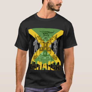 Camiseta Saída jamaicana de muitas Pessoas