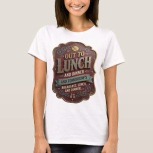 CAMISETA SAÍDA PARA ALMOÇO E JANTAR E CAFÉ DA MANHÃ DE AMAN