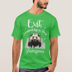 Camiseta Saída Perseguida por Bear Shakespeare Script Cote 