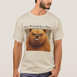 Camiseta Saída, Perseguida por uma t-shirt do urso