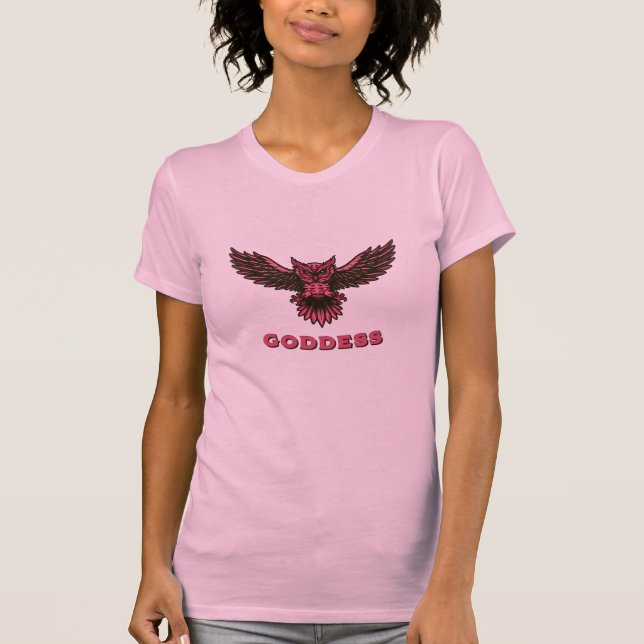 Camiseta Saídas de Verão | Deusa Design rosa (Frente)