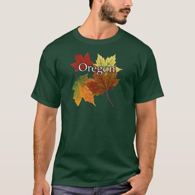 CAMISETA SAÍDAS DO OUTONO EM OREGON (Frente)