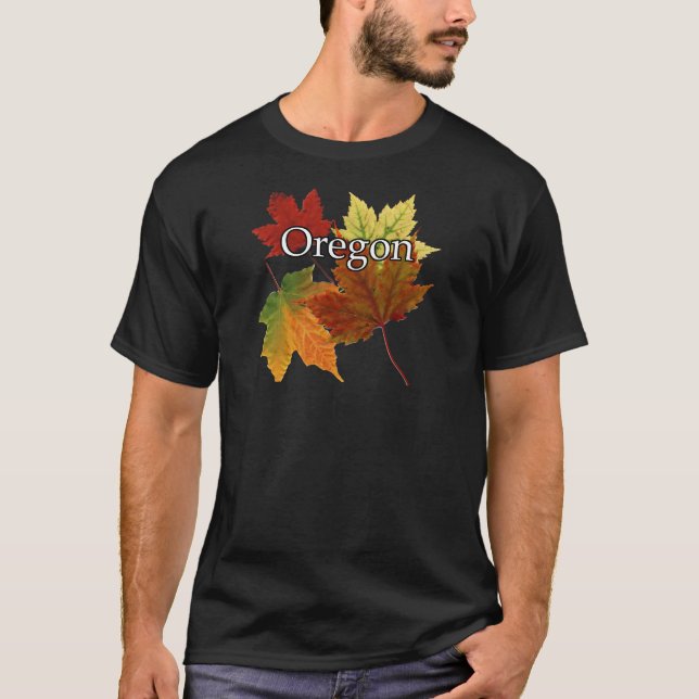 CAMISETA SAÍDAS DO OUTONO EM OREGON (Frente)