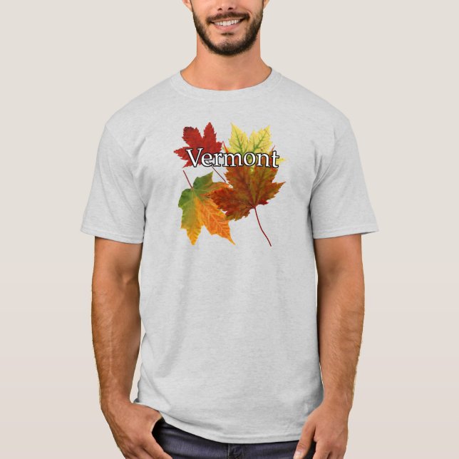 CAMISETA SAÍDAS DO OUTONO EM VERMONT (Frente)