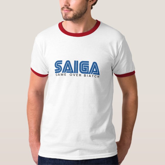 Camiseta SAIGA 12 - Jogo sobre B*atch (Frente)