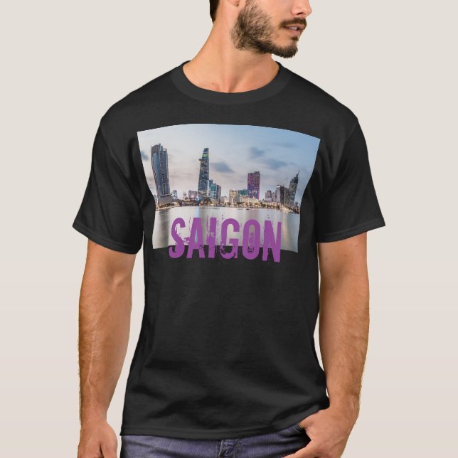 Camiseta Saigon (Ho Chi Minh City) HCMC Vietnam souvenir Bu (Frente)