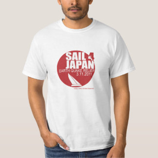 Camiseta Sail4Japan + 寄付 $10 para homens