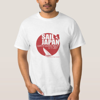 Camiseta Sail4Japan + 寄付 $5 para homens