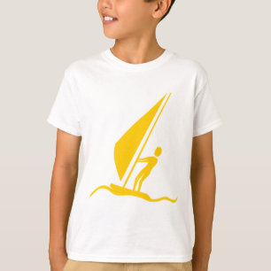 Camiseta Sailboarding - âmbar