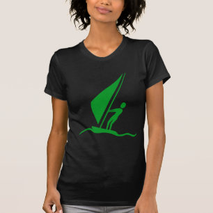 Camiseta Sailboarding - verde de grama