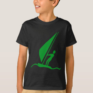 Camiseta Sailboarding - verde de grama