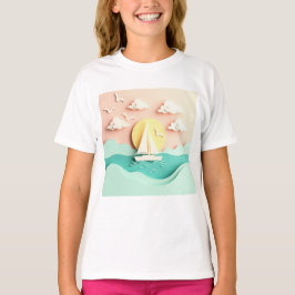Camiseta Sailboat on the Sea