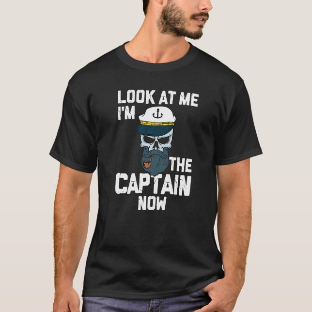 Camiseta Sailing Captain For Sailboat Owner  I'm Captain No (Frente)
