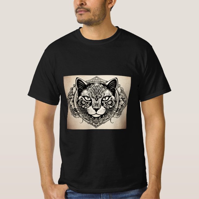 Camiseta Sailor Jerry Cat Flash T-Shirt (Frente)